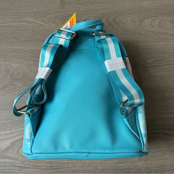? Wondapop Disney Blue Mickey Mouse Vegan Faux Leather Mini Backpack Mickey and Minnie Mouse WondaPop 11 main image 3